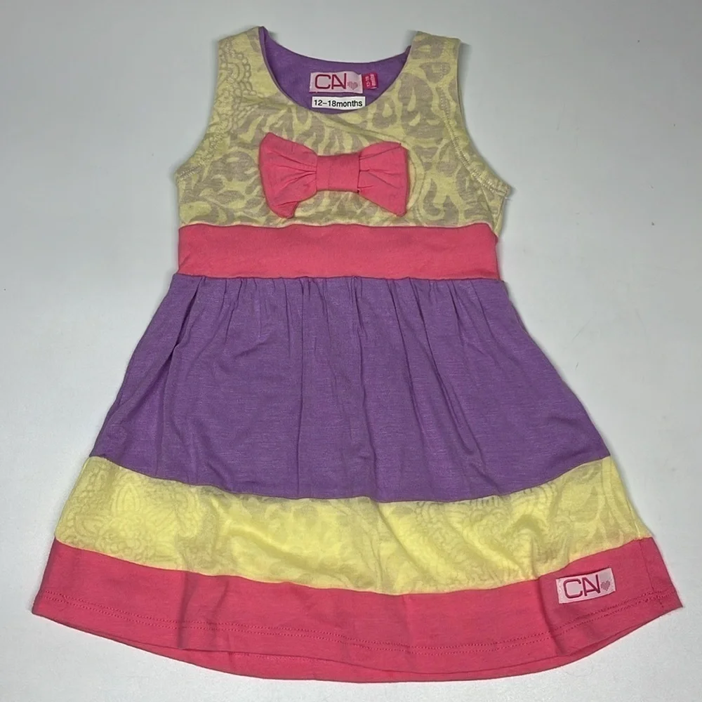 NEW Matching Mommy & Me Dress (girl’s dress) Lilac Sleeveless Dress w Leggings - Picture 6 of 7